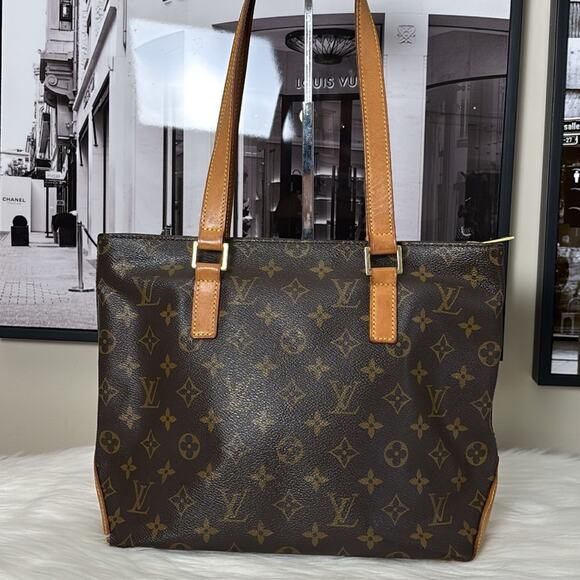 Authentic Louis Vuitton Cabas Piano Monogram Discontinued Tote Bag - Picture 4 of 13